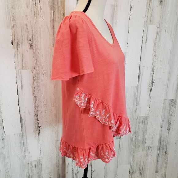 Matilda Jane Eyelet Tee Sz S - Picture 6 of 11